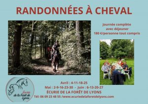 nos prochaines randonnées à cheval